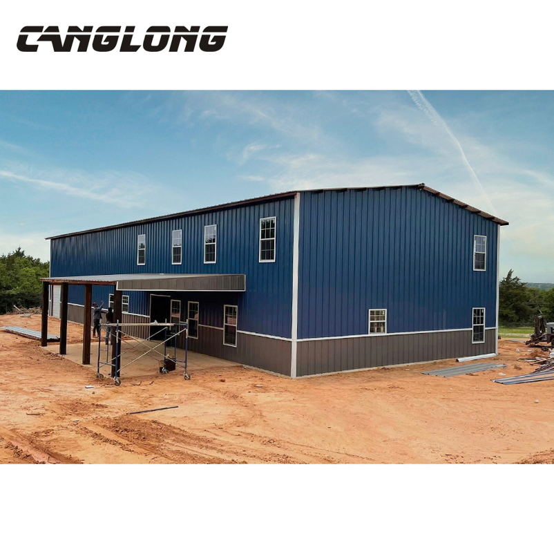 Steel Structure of Prefabricated House/Apartment/Office Building Made in China Prefab Building Warehouse