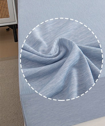 Summer Soft Breathable Cooling Bedding Sheets Cold Feeling Custom Fitted Sheet