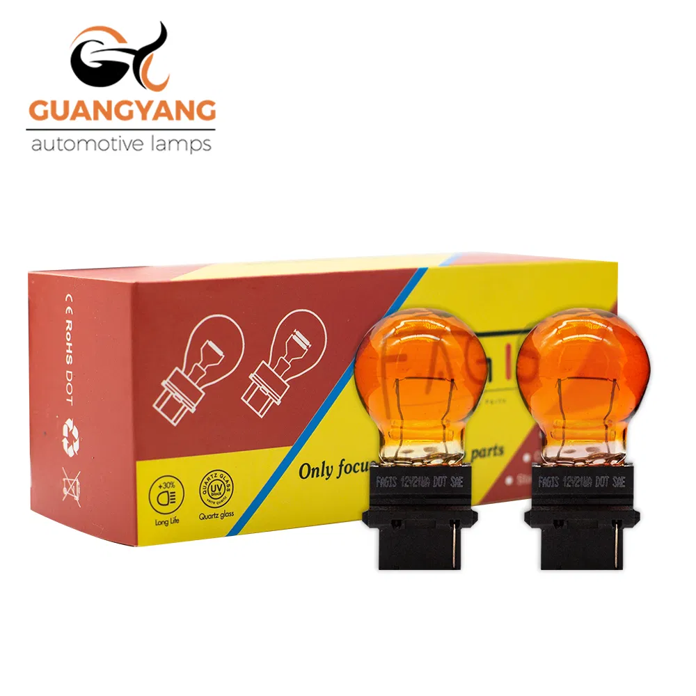 Лампа указателя поворота 3156 Amber 12V21W P21W