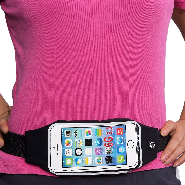 Phone Waist Belt Pack Touchscreen Compatible Bag for Smartphones up to 5.5 Inch Running Strap Belt