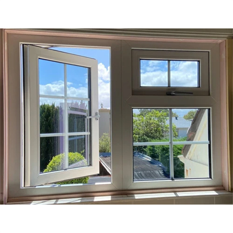 Good Ventilation Open Horizontally UPVC PVC Casement Window