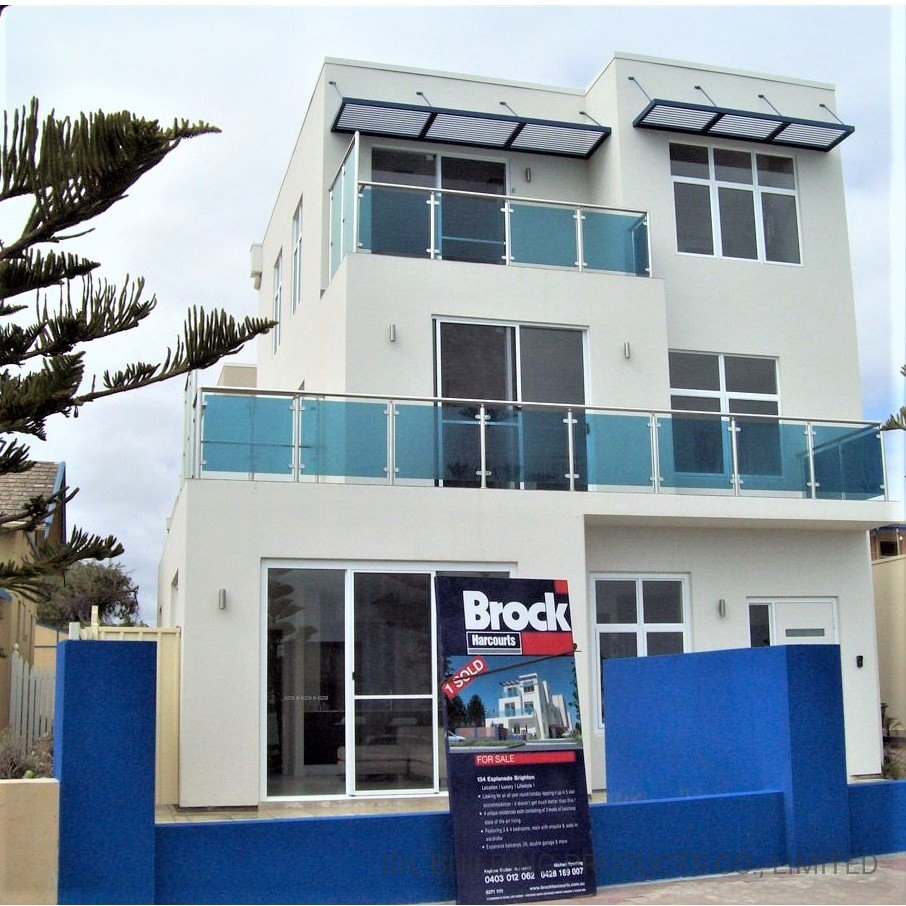 Rust-Proof 316 Stainless Steel Baluster Handrail Balustrade&Fence Tinted Glass Railing Balcony Railing Design Glass for Terrace&Staircase