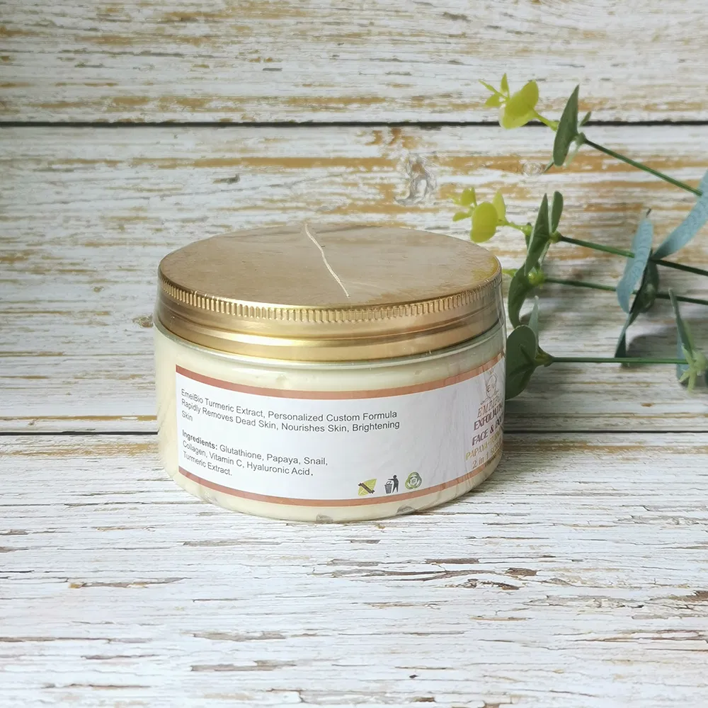 Daily Normal Exfoliating Papaya 200ml 200gram Beauty Skin Private Label Lemon Papaya Kojic Acid Scrub