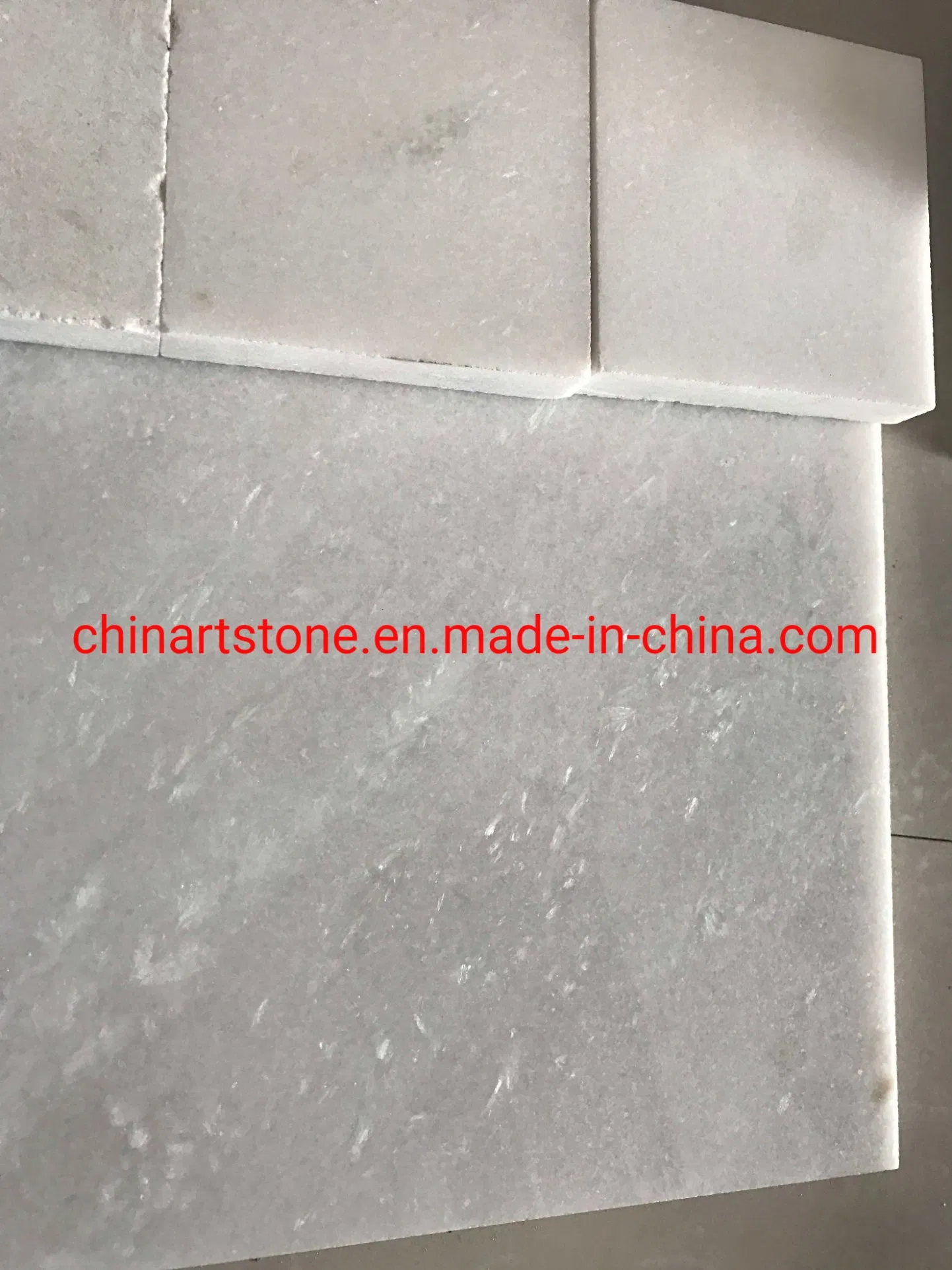 China Nature Snow White Marble for Slab and Tiles