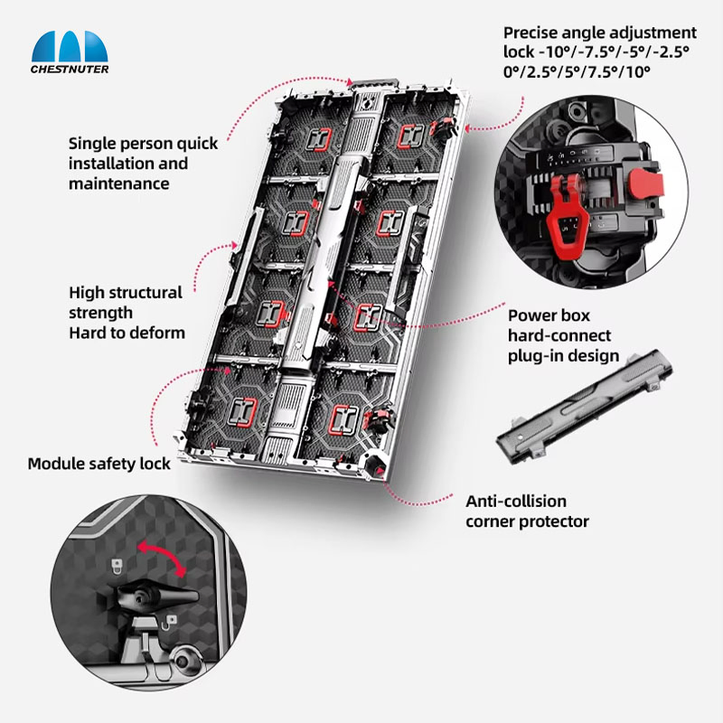 P3.91 500*1000mm High-Resolution Waterproof Outdoor LED Display for TV Shows & Events for Outdoor Screen Rental