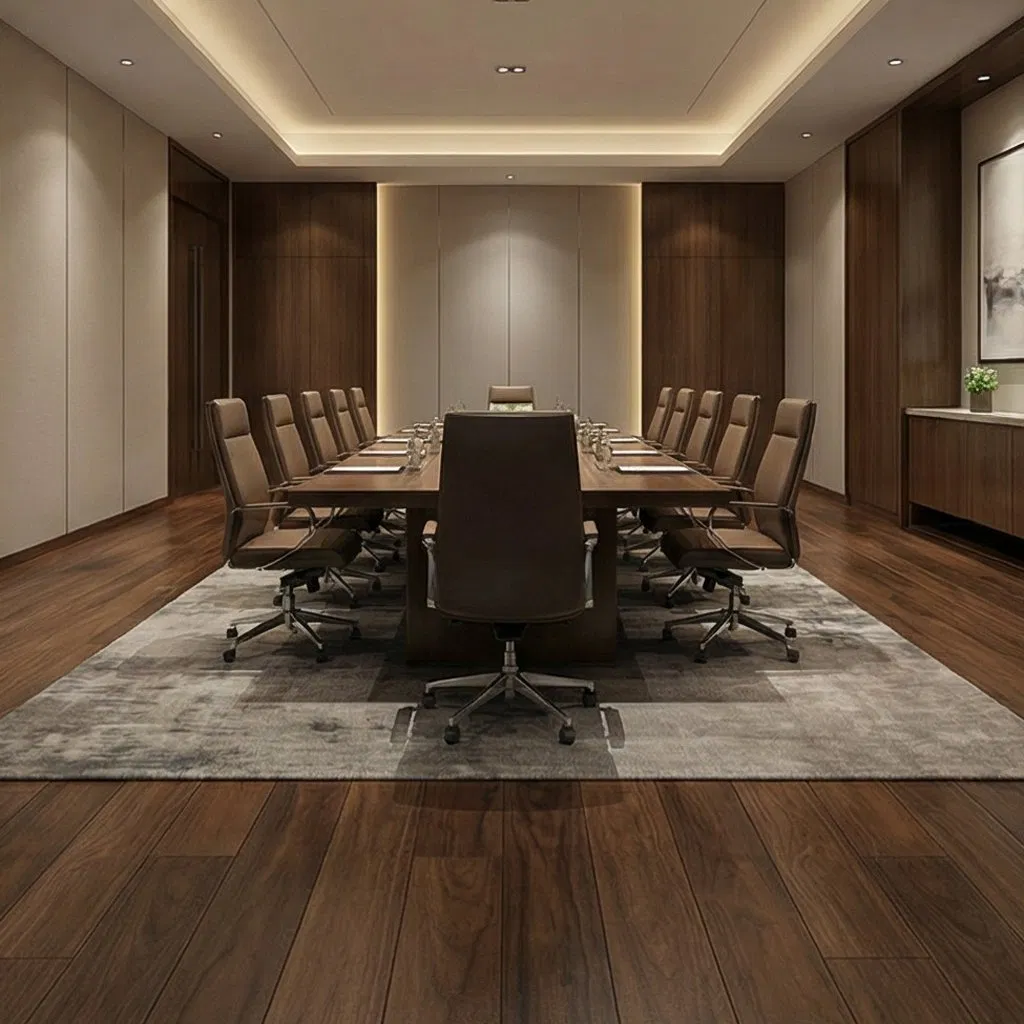 Light Weight Micro-Cellular Ceramic Natural Wooden Wall Tile for Market Area