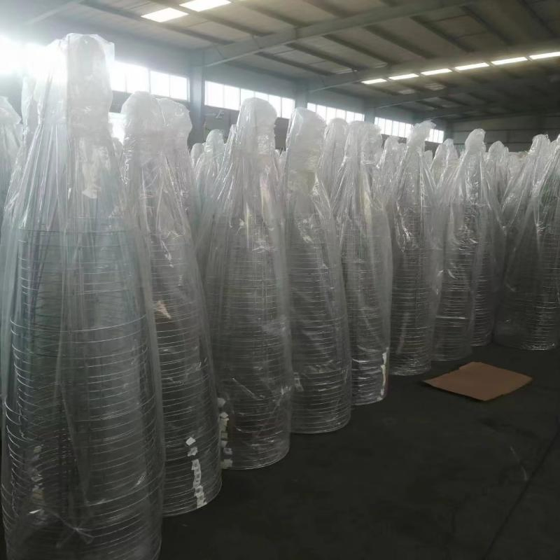 Galvanized Steel Green Painted Plant Support Tomato Cages Garden Cage