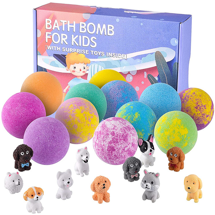 Factory Wholesale Handmade Organic Bubble Bath Bombs for Kids Gifts Set