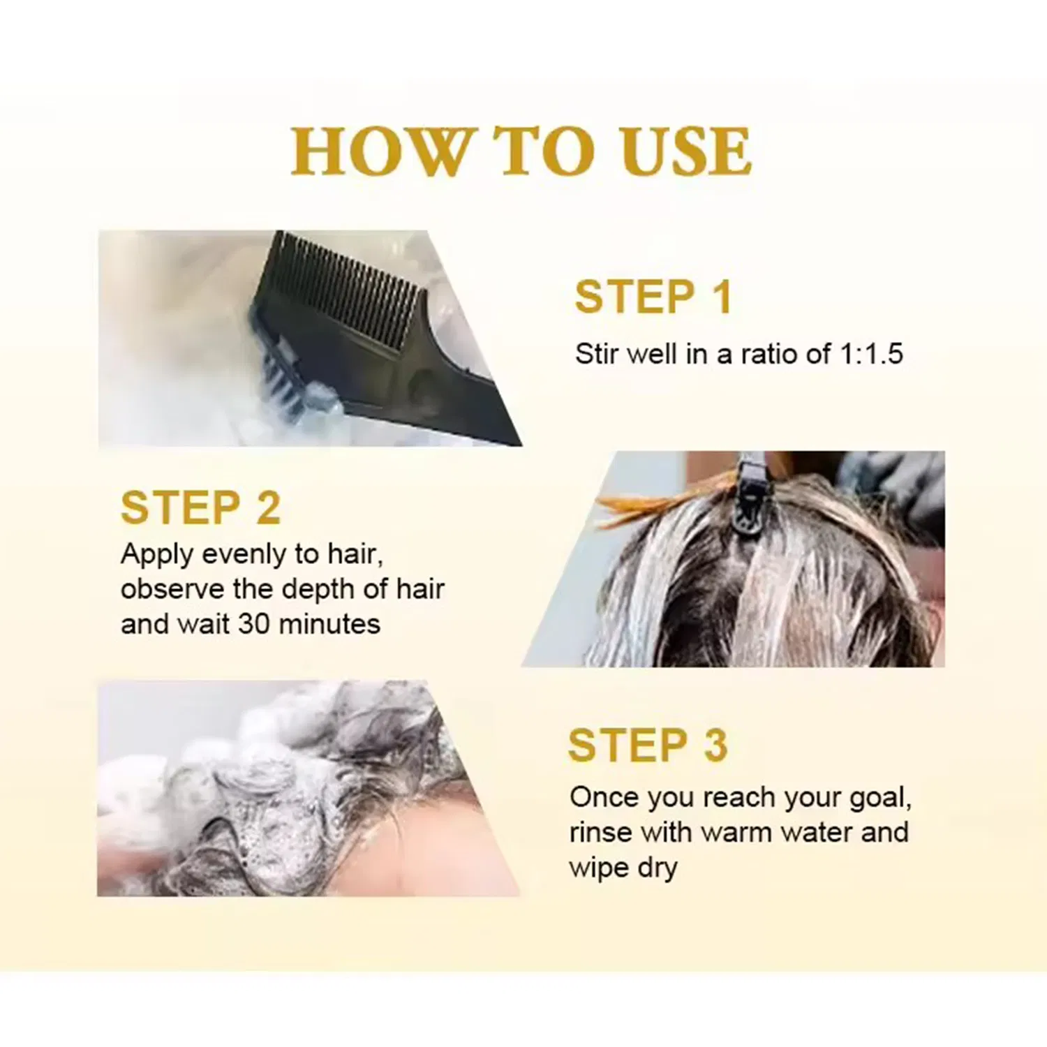 Wholesale Fast Bleaching Action Organic Hair Bleaching Powder in Hair Dye