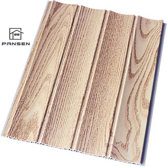 3D Wood Ceiling Design Wave PVC Roof Wall Panel for Ceiling