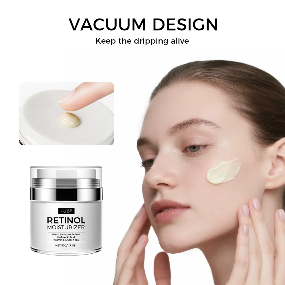 Private Label Retinol Gentle Repair Serum Face Cream Moisturizer & Lightening with Fine Lines Fading
