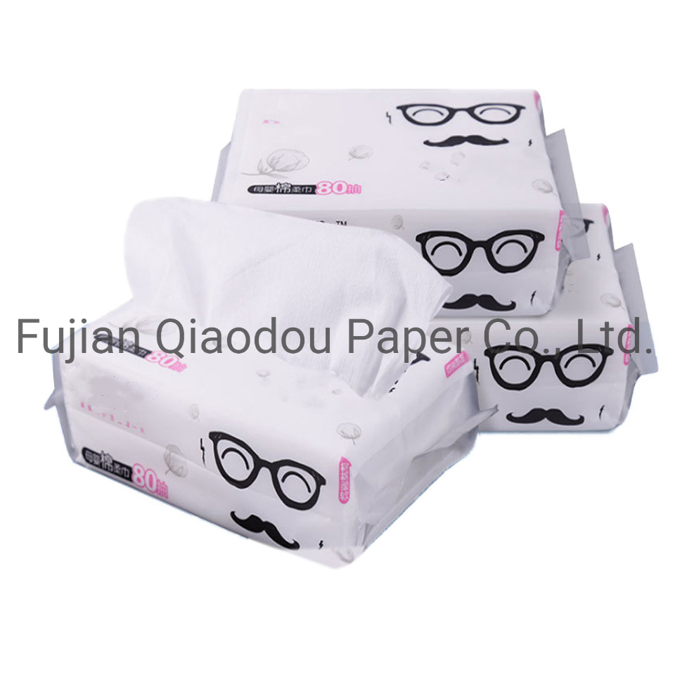 New Design Disposable Soft Cotton Face Tissue Towel