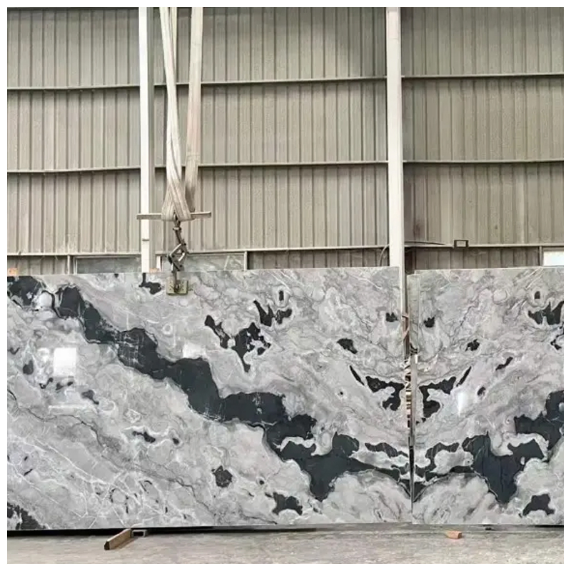 Arctic Ocean Grey Quartzite Slabs for Tiles and Countertops