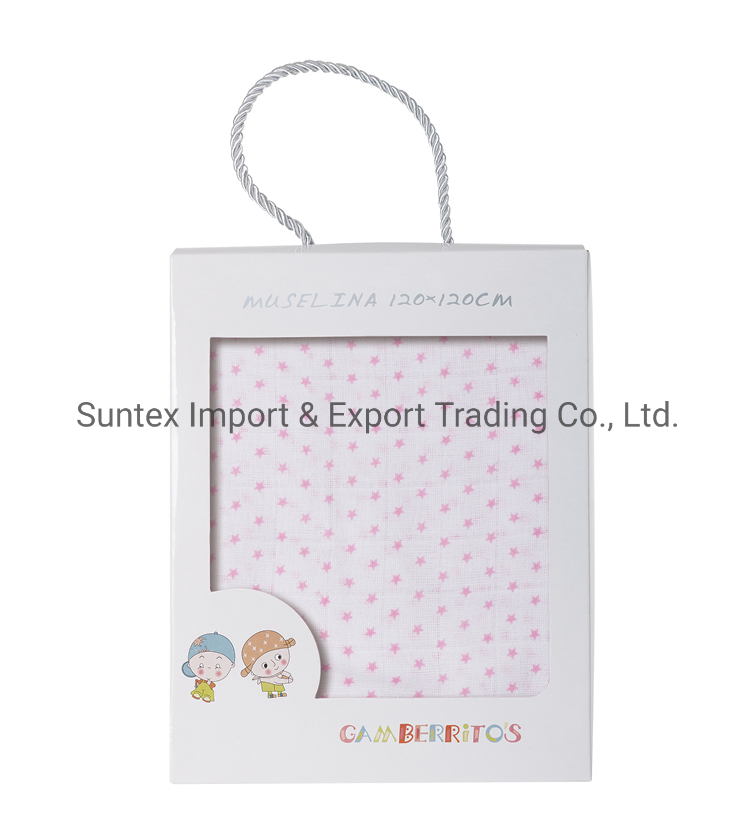 100% Cotton Printed Muslin Baby Blankets