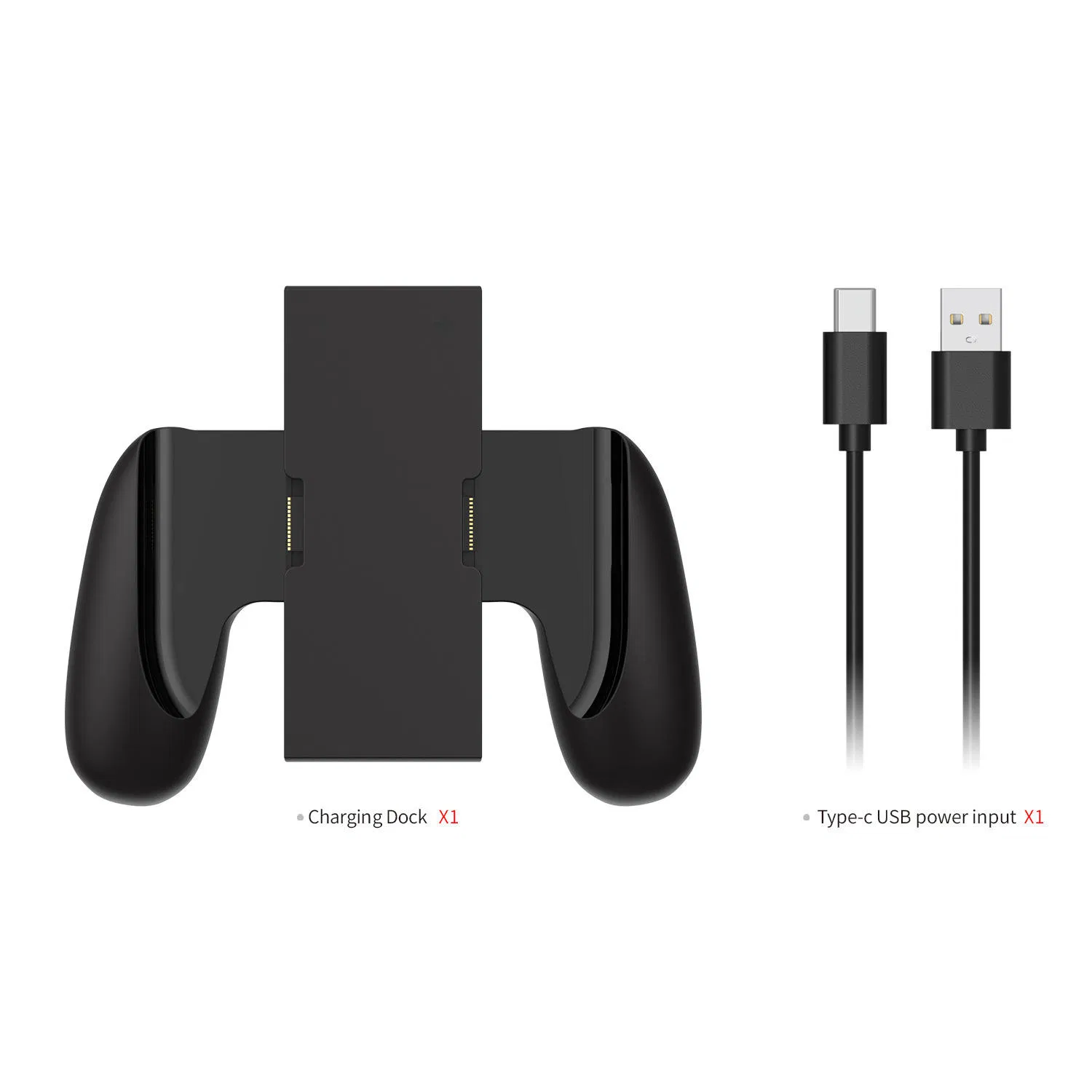 New Left and Right Controller Charging Handle Simple Grip for Switch 2 Small Controller Tns-3177