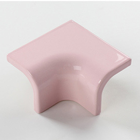 Bullnose Tile Corner Tile for Kitchen Table Bathroom Sink Pink