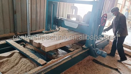 Ленточная пилорама горизонтальная деревообрабатывающая