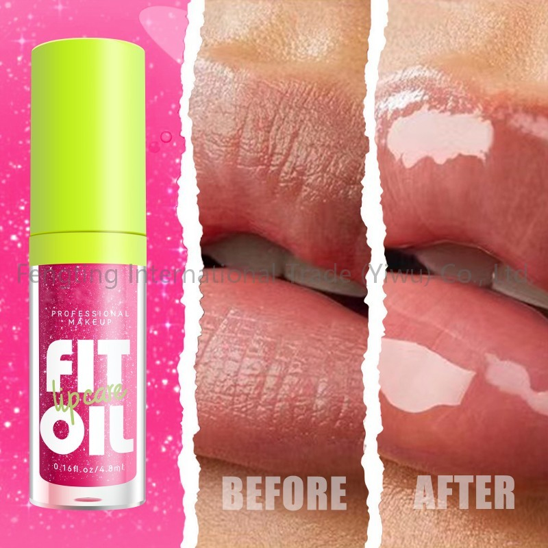 Waterproof Lasting Lipstick Solid Hydrating Lip Gloss Mineral Ingredients Moisturizing Lip Oil Pressed Lip Mirror