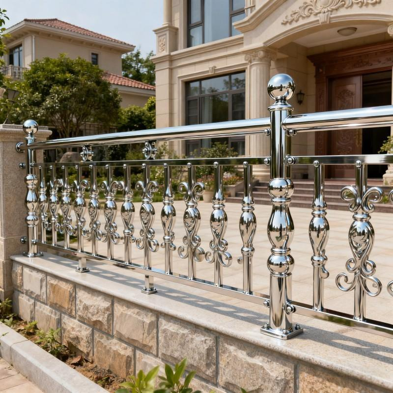 Weather Resistant Stainless Steel Fence Railing Outdoor Deck Safety Guard