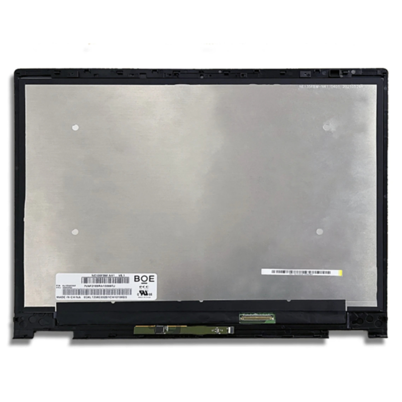 LCD Display Touch Screen Digitizer Assembly for Acer Spin 5 Sp513-54 Sp513-54n Series with Bezel Frame Touch Board Qhd 2256X1504