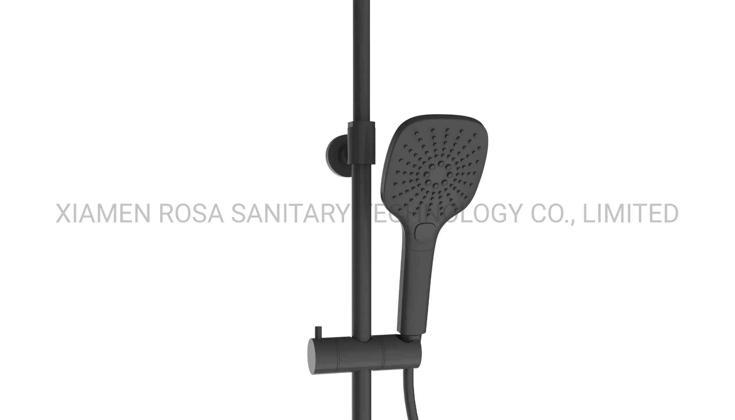 Душевой смеситель с полкой и тропическим душем