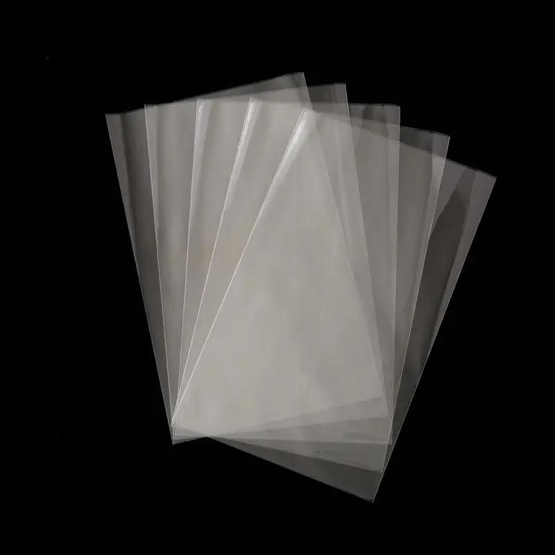 Customized Size BOPP Clear Plastic Cellophane Flat Bags for Bread Candy Cookie with Colored Twist Ties for Birthday Party Gift