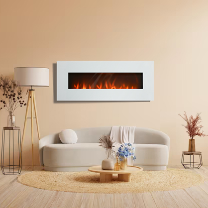 for Sale Decorative Wall Mounted Insert Flame Video Electric Fireplace