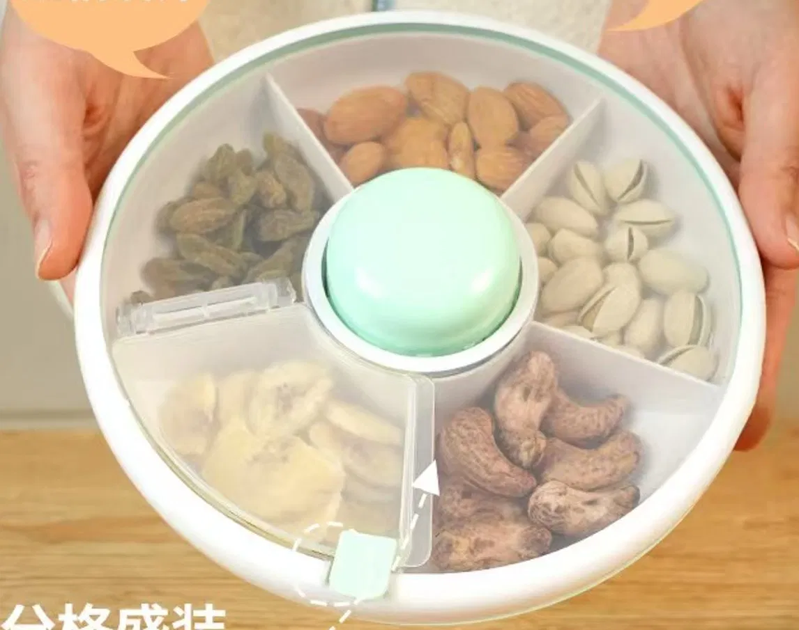 ABS Material Plastic Easy Taking Baby Snack Round Box