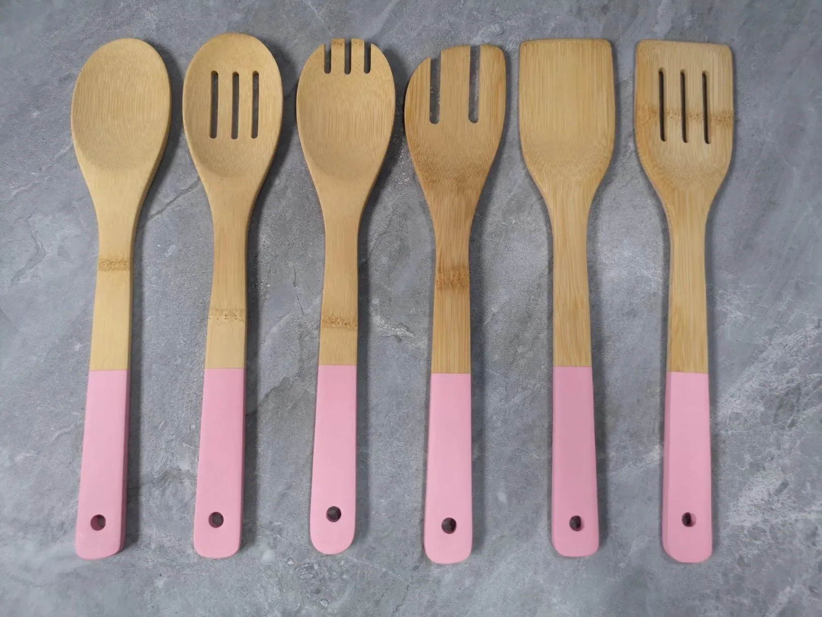 Eco-Friendly Bamboo Cooking Spoon Set for Sustainable Kitchen Use