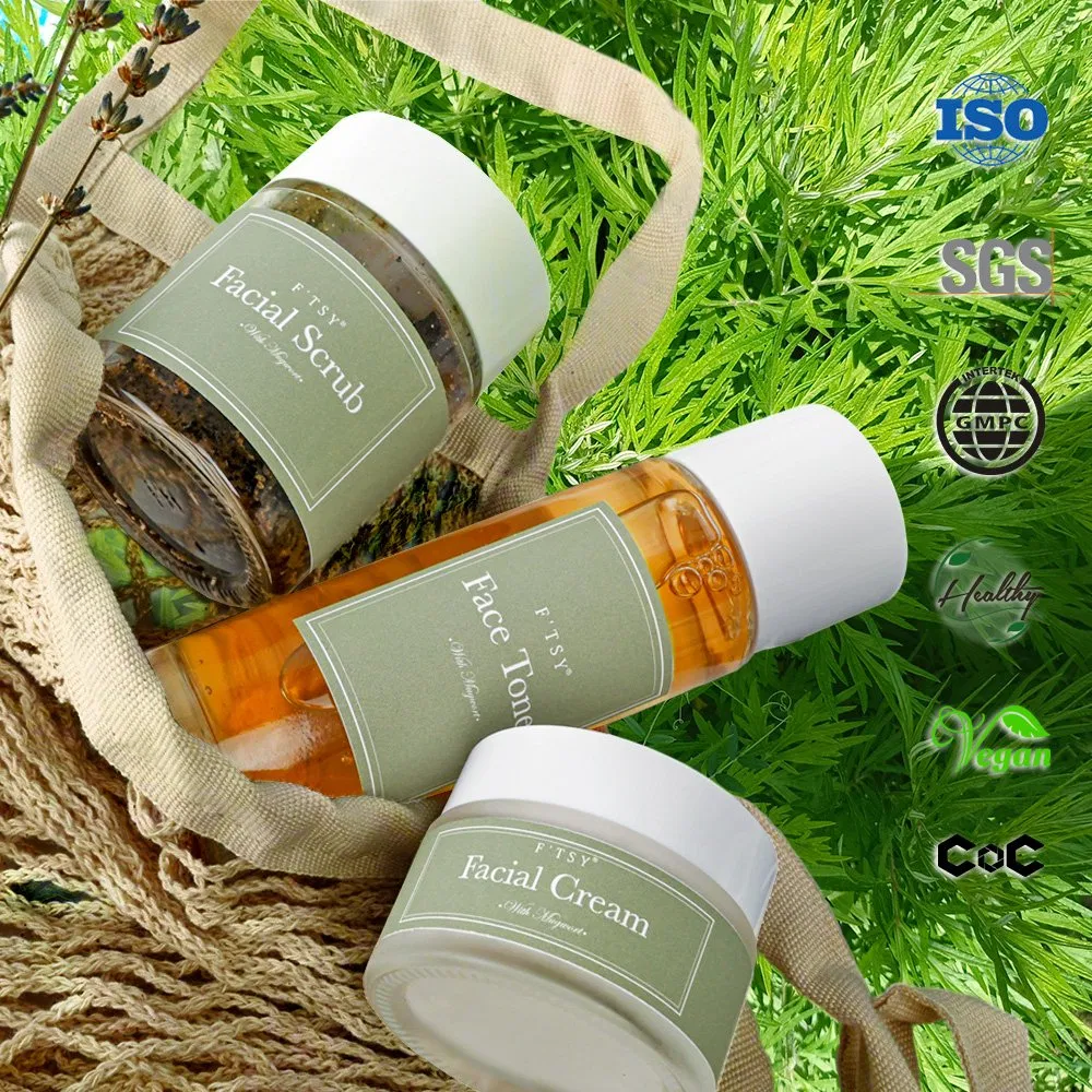 Mugwort Extract 70% Skin Care Set Great for Irritation Redness