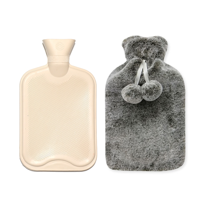 High Quality BS Rubber Hot Water Bag&Bottle with Cover for Warm