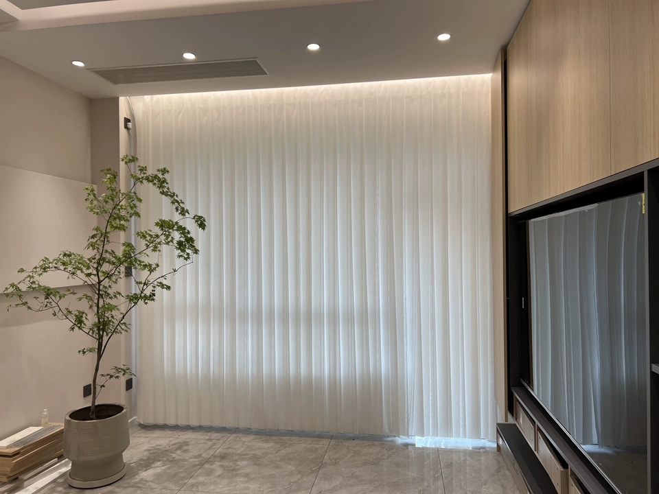 Sisheng Factory Outlet OEM/ODM Dream Blinds for Living Room by Motorized