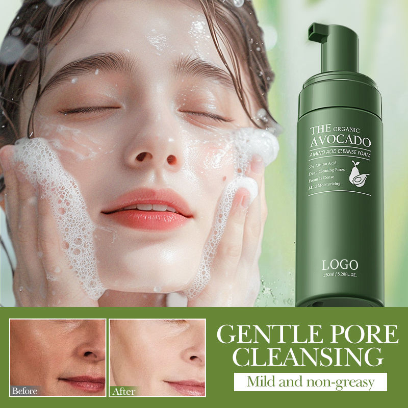 Ditong Hot Selling Natural Avocado Niacinamide Brightening Skin with Long-Lasting Fragrancen Smooth and Tender Facial Cleanser