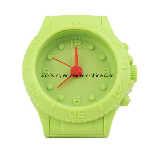 Creative Watch Shape Multi-Color Home Decoration Sound-off Silicone Alarm Clocks