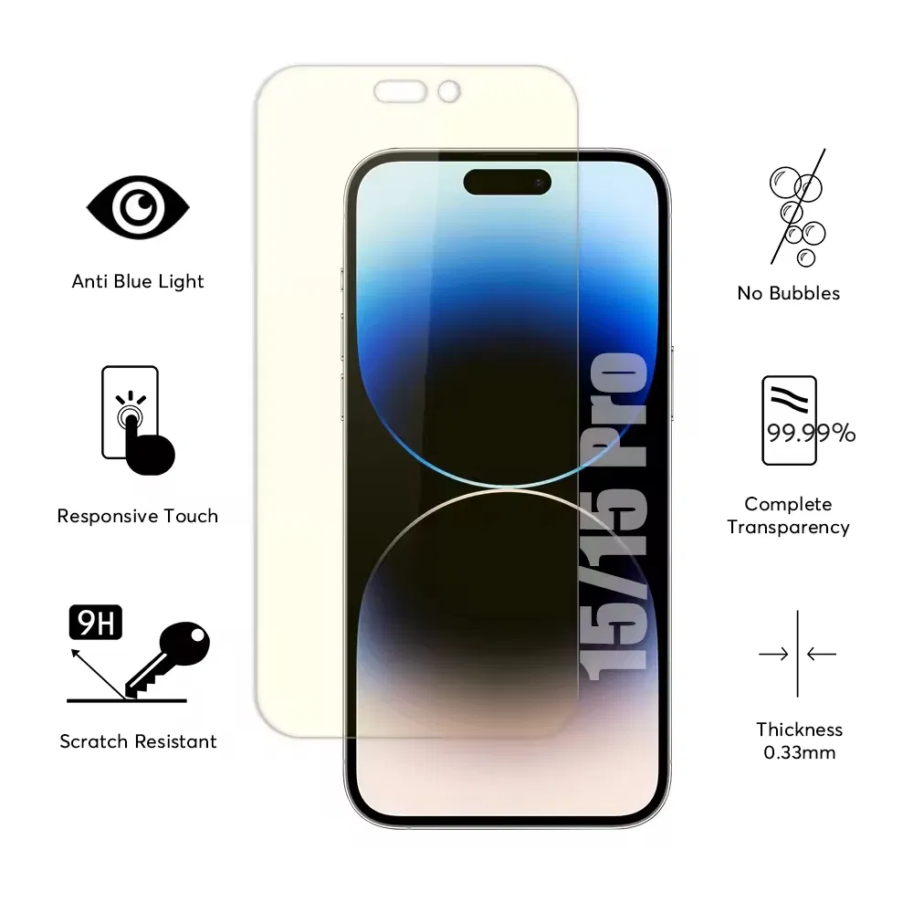 Защитное стекло Vazotel Anti Blue Light для iPhone 16/16 Pro