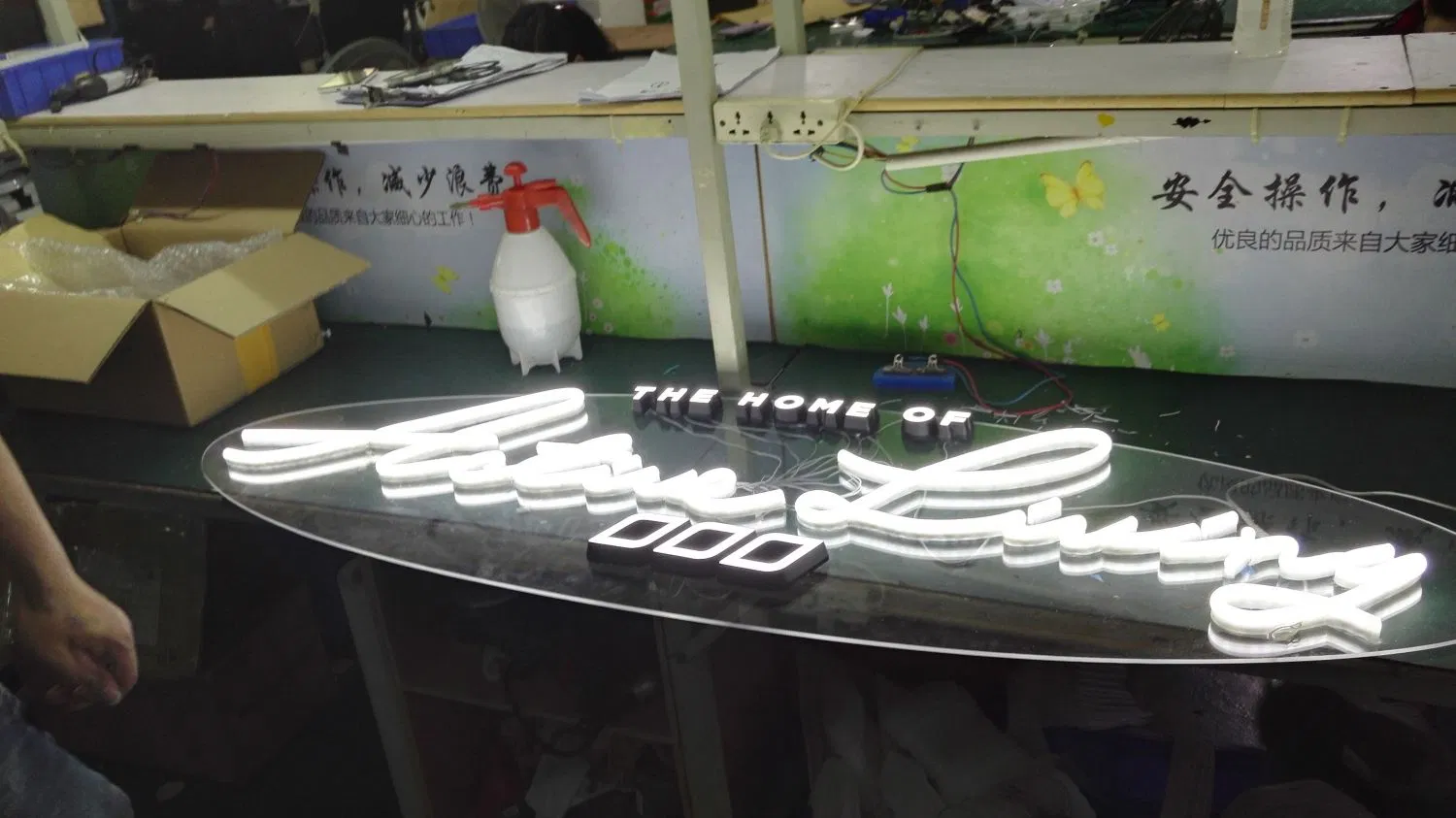 Shop Name Sign Board Custom LED Neon Sign