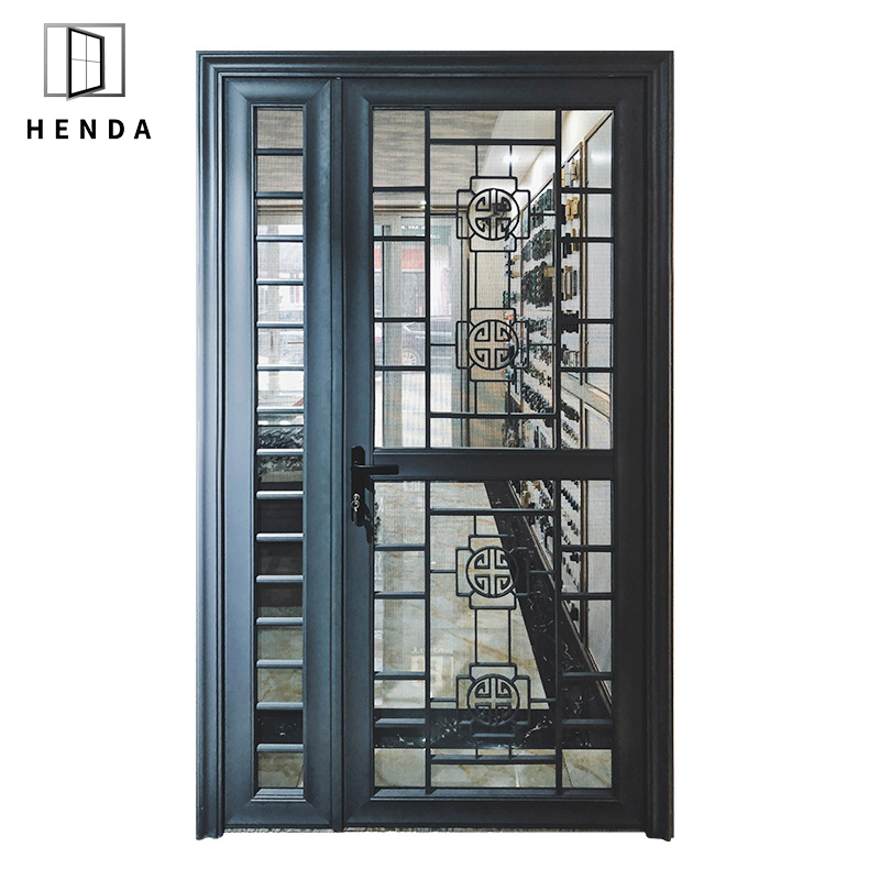 Factory Price Armored Exterior Front Steel Doors Steel Security Entrance for Sale