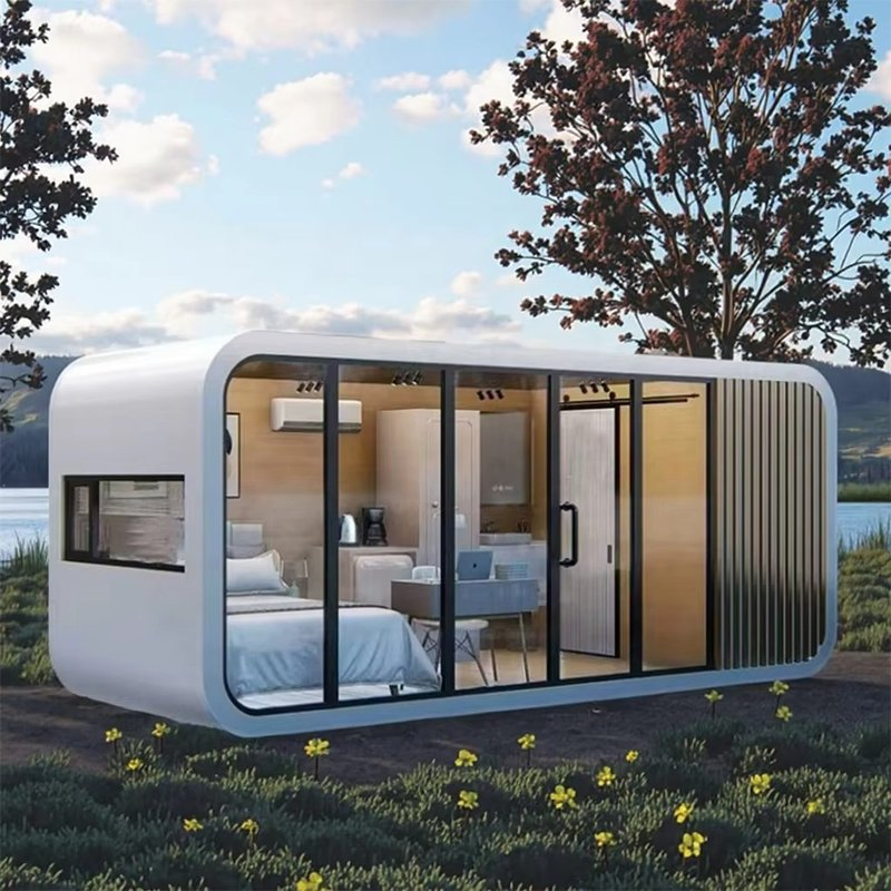 Commercial and Residential Apple Cabin, Mini Container House, Luxury Customizable Mobile House