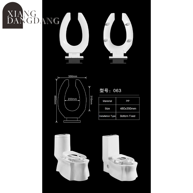 Different Patterns Luxury Oval Soft Close Toilet Seat with Cover