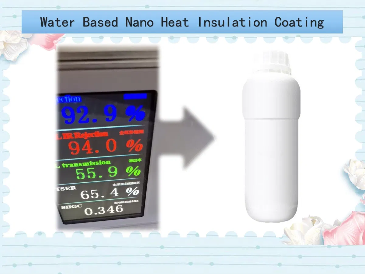 Luckon Lucktek Water Based Nano Heat Insulation Glass Coating Anti UV Transparent Paint Full IR Rejection