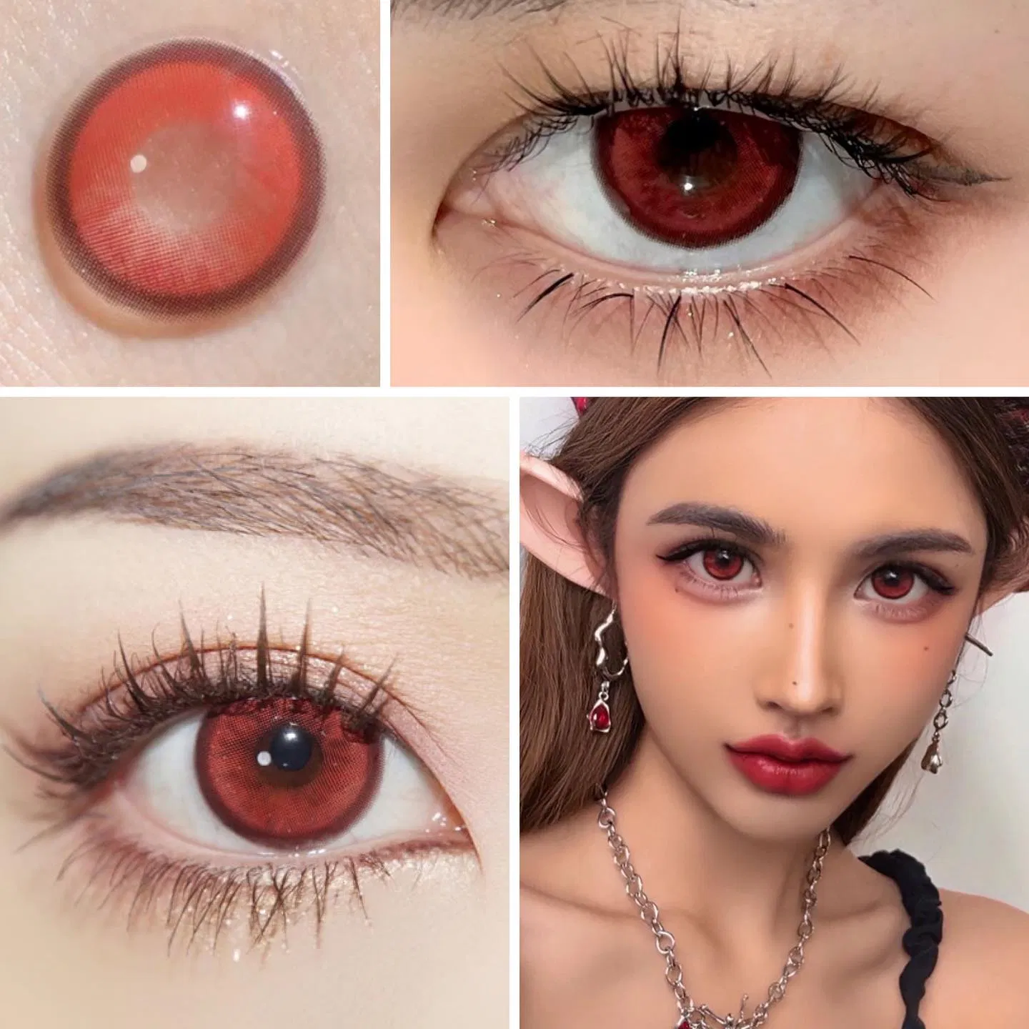 New Arrival 1pair Cosplay Series Death Eye Contact Lenses for Halloween Scare Lenses Contacts Color Lens