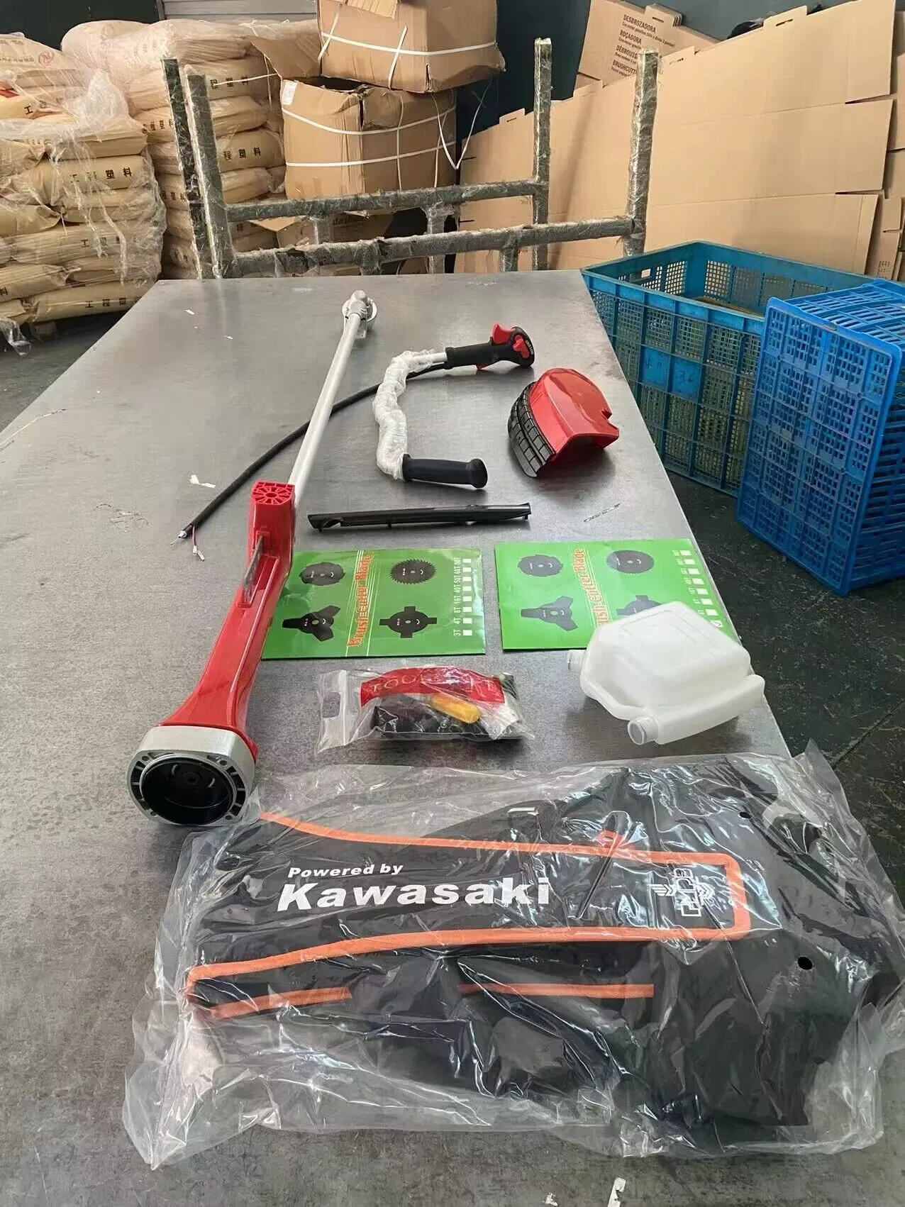 Professional Garden Gas Power Tools Anti-Vibration Brush Cutter with Original Kawasaki Tj53e (BC530K-AVS)