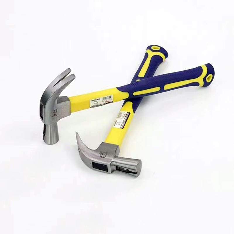 Magnetic Claw Hammer Nail Hammer with Fiber Handle