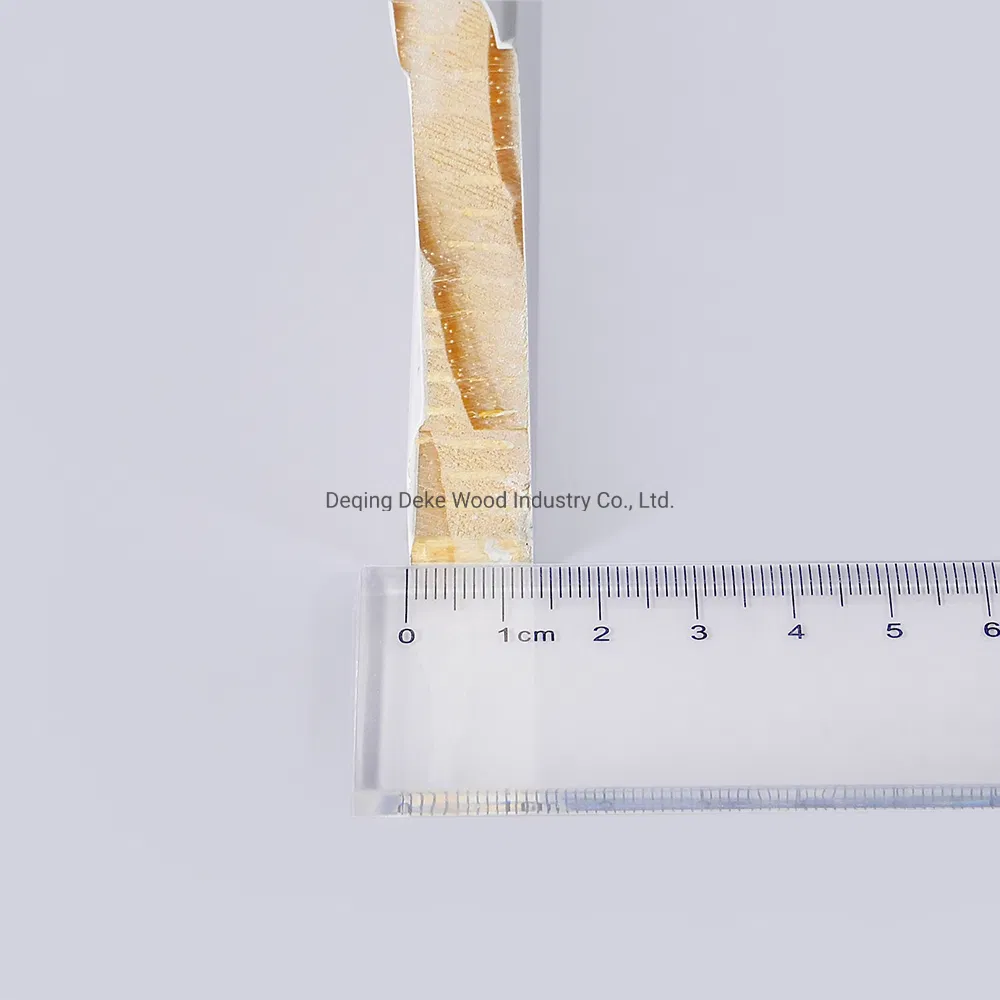 White Primer Surfaced Solid Baseboard Moulding for Flooring