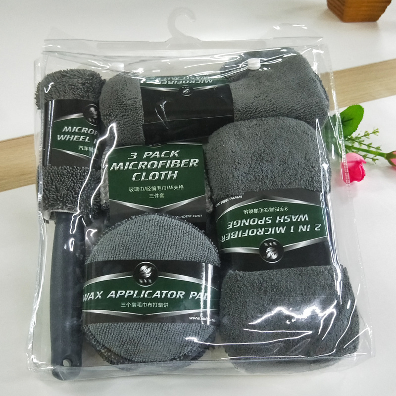 Dust Removal Effect on Car Air Conditioner Outlets Car Wash Cleaning Tools Kit Microfiber Towels Car Detailing Kit