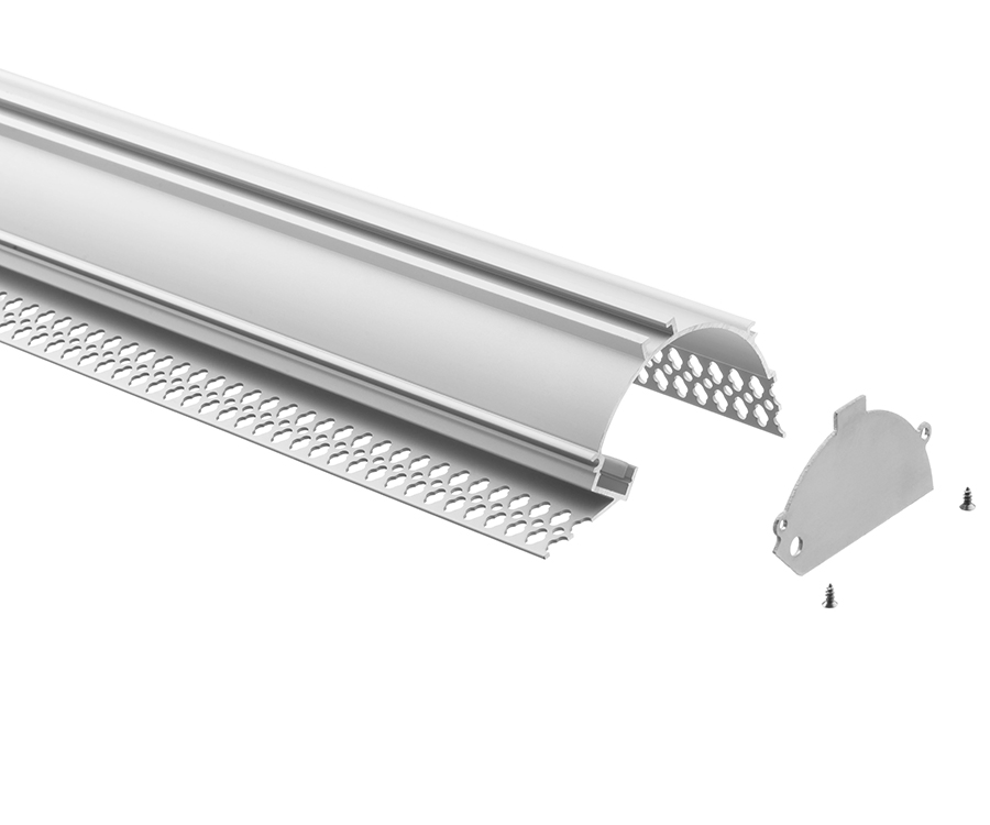 Trimless Aluminum LED Profile Sky Linear Lighting Profile 91.69*51