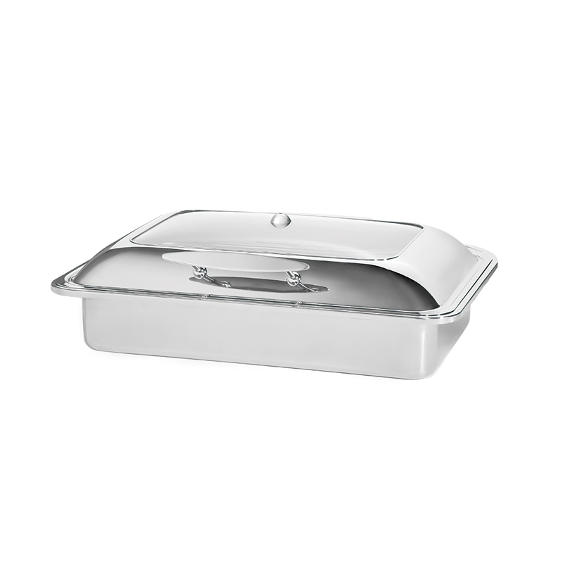 Stainless Steel Silver Buffet Chafer Dish Hot Pot Buffet Stove Restaurant Supplies