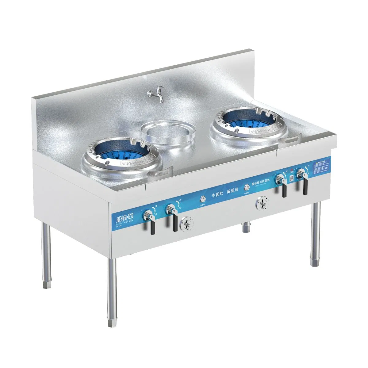 Liquefied Gas/Natural Gas Stainless Steel Cooker Burner Kitchen Appliance Whisper Edition Stove