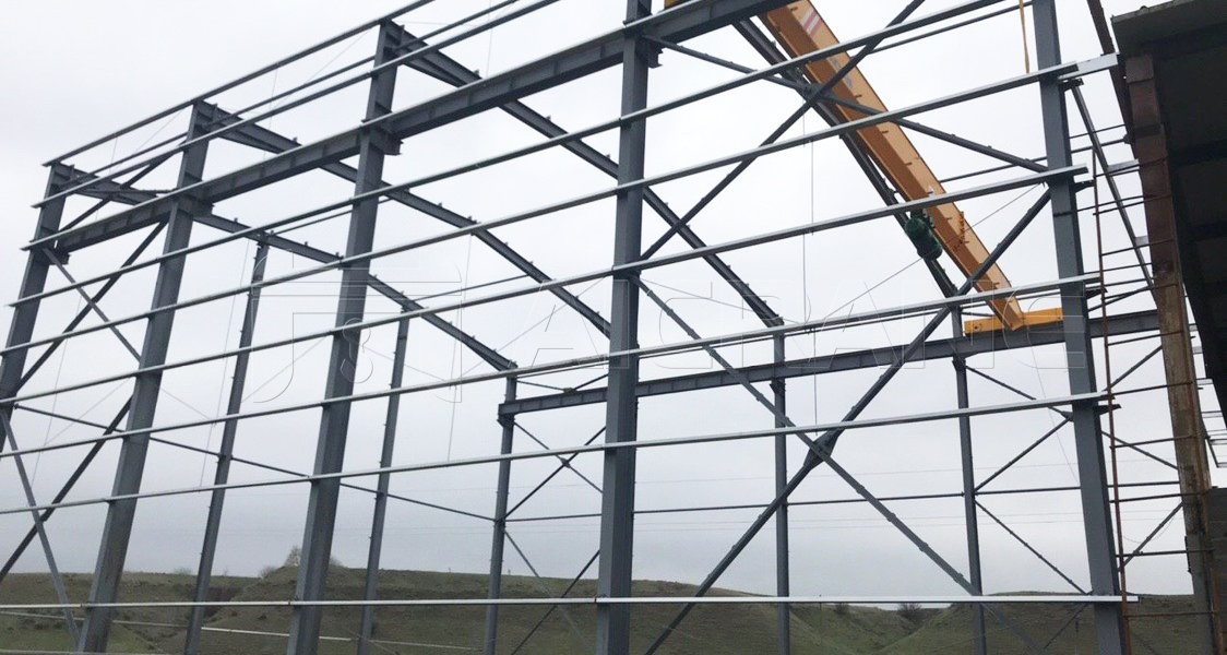 Prefabricated Steel Structure Metal House Workshops & Plants Storage Building with Steel Frame Hall