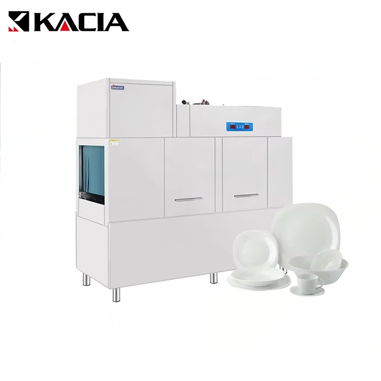 Commercial Factory Kitchen Dishwasher Smart Automatic Through Type Dishwasher